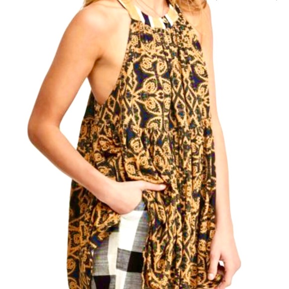 *NWT Free People Mimi Tunic in Black Combo. Size S - Picture 3 of 10